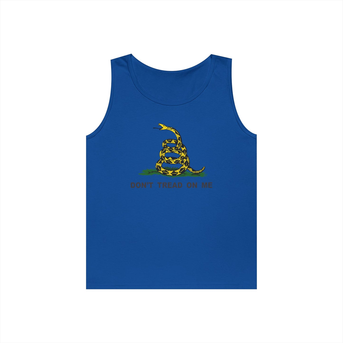 Don't Tread On Me Gadsden Flag Rattlesnake Loose Adult Tank Top by TOOLOUD