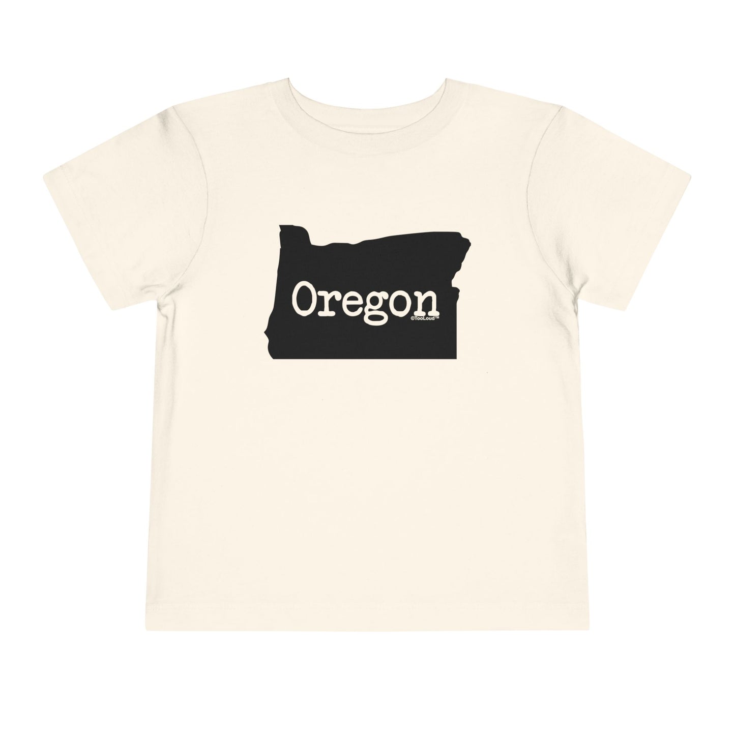 Oregon - United States Shape Toddler T-Shirt by TOOLOUD