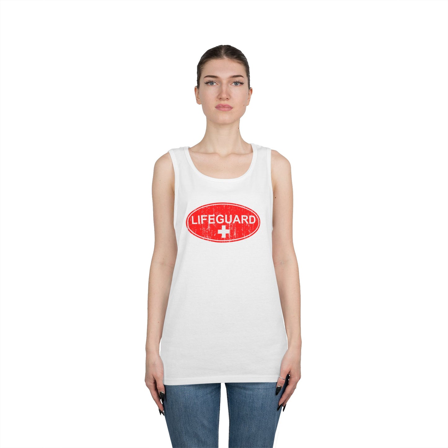 Lifeguard Adult Tank Top Shirt by TOOLOUD