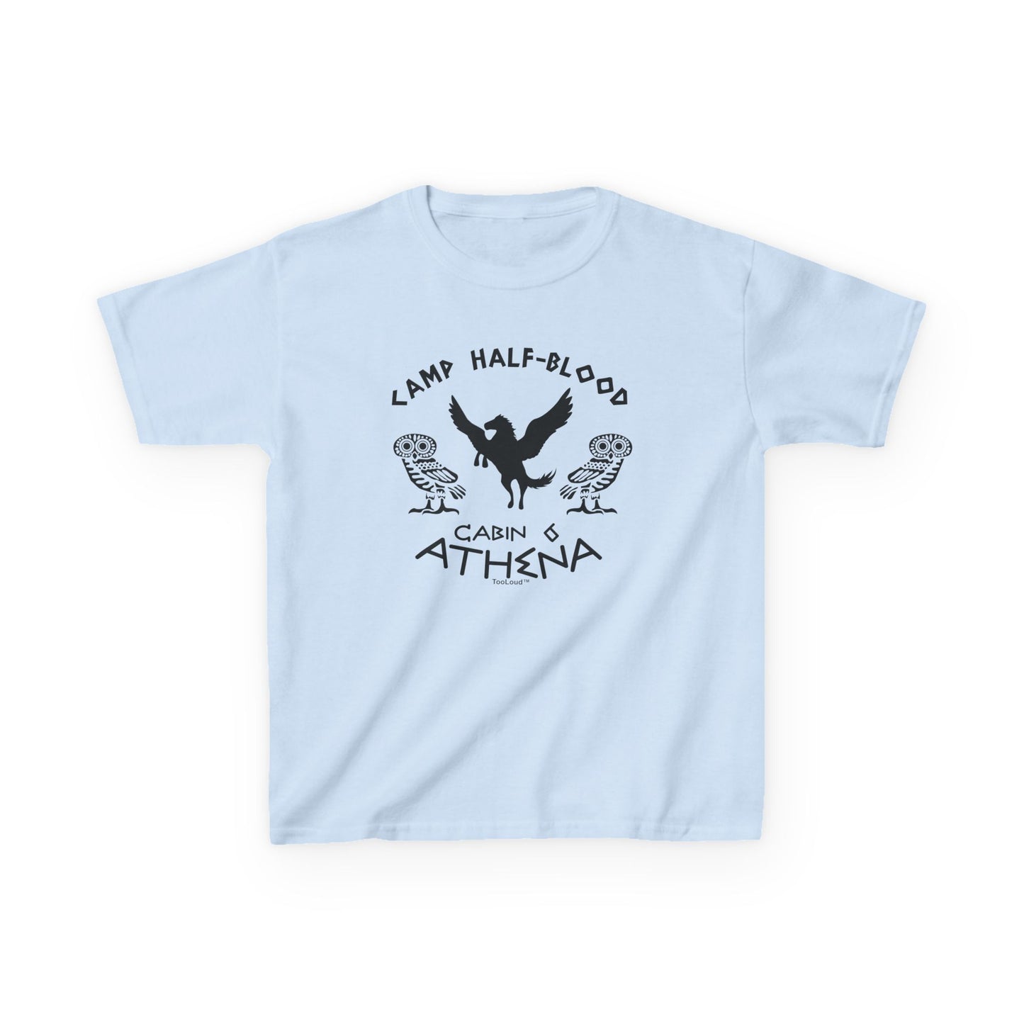TOOLOUD Camp Half-Blood Cabin 6 Athena Children’s T-Shirt Tee