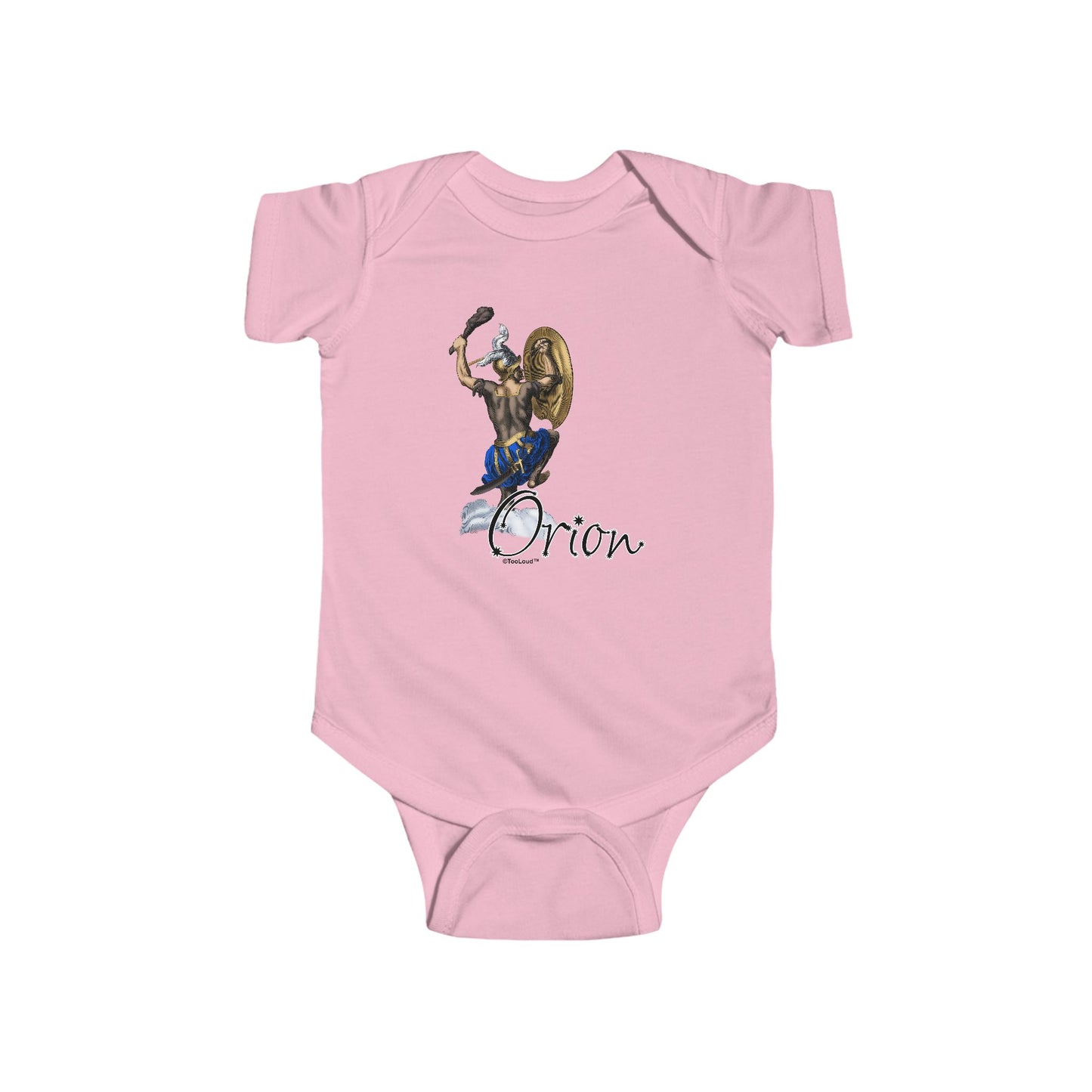 Orion Color Illustration Baby Romper Bodysuit by TOOLOUD