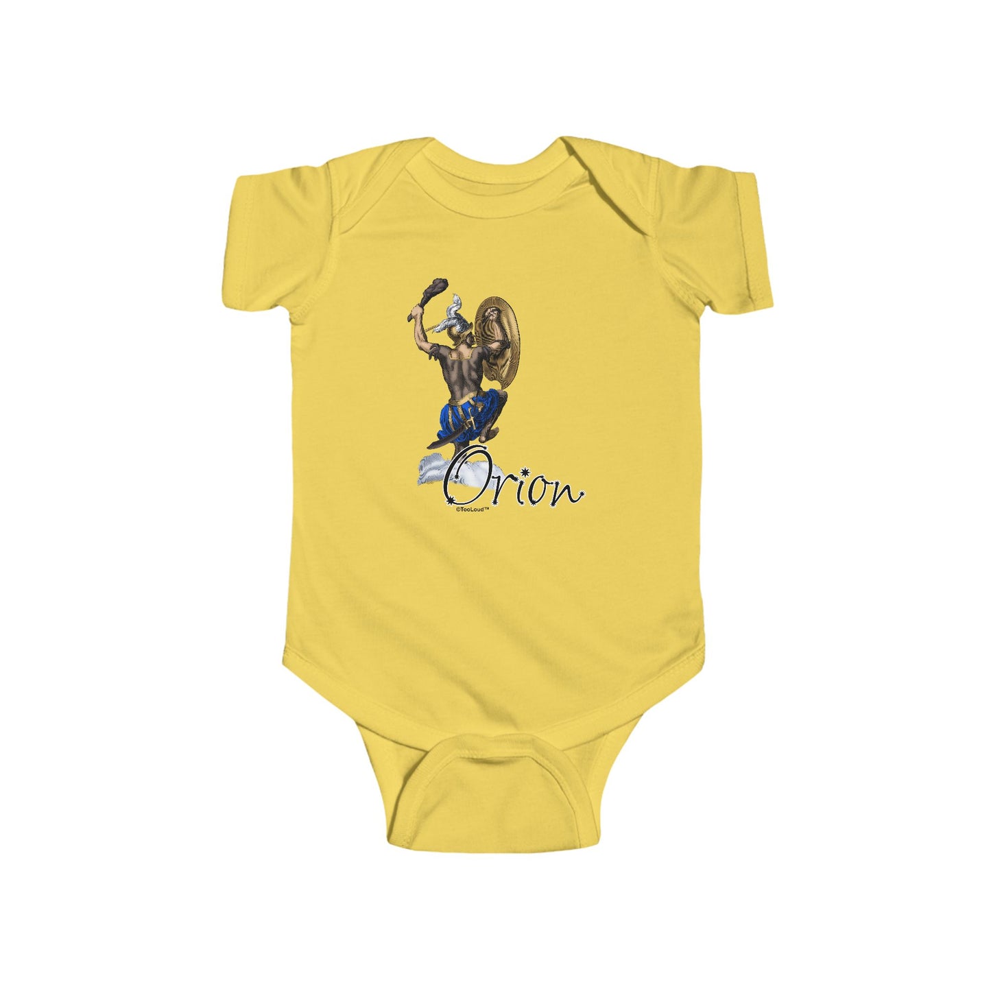 Orion Color Illustration Baby Romper Bodysuit by TOOLOUD