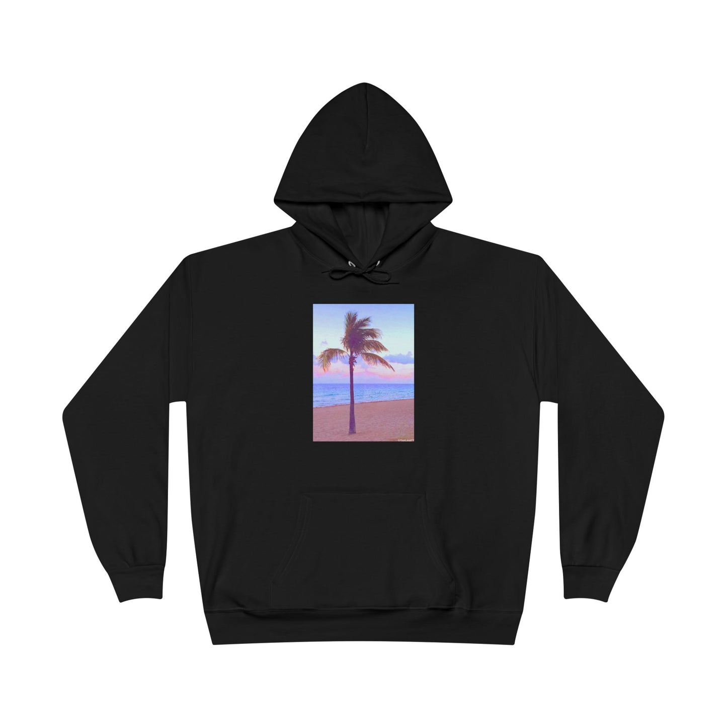 Palm Tree Beach Filter Adult Hoodie Sweatshirt by TOOLOUD