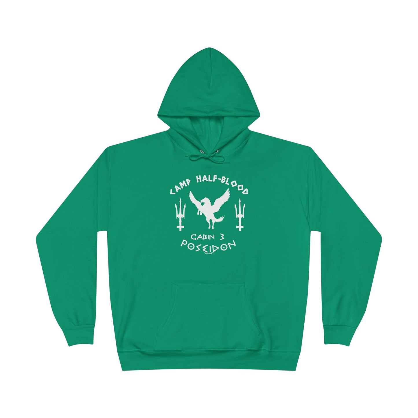 TOOLOUD Cabin 3 Poseidon Camp Half Blood Dark Hoodie Sweatshirt