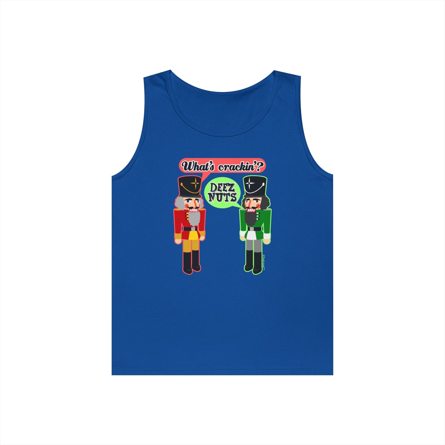 What's Crackin - Deez Nuts Dark Loose Tank Top by TOOLOUD