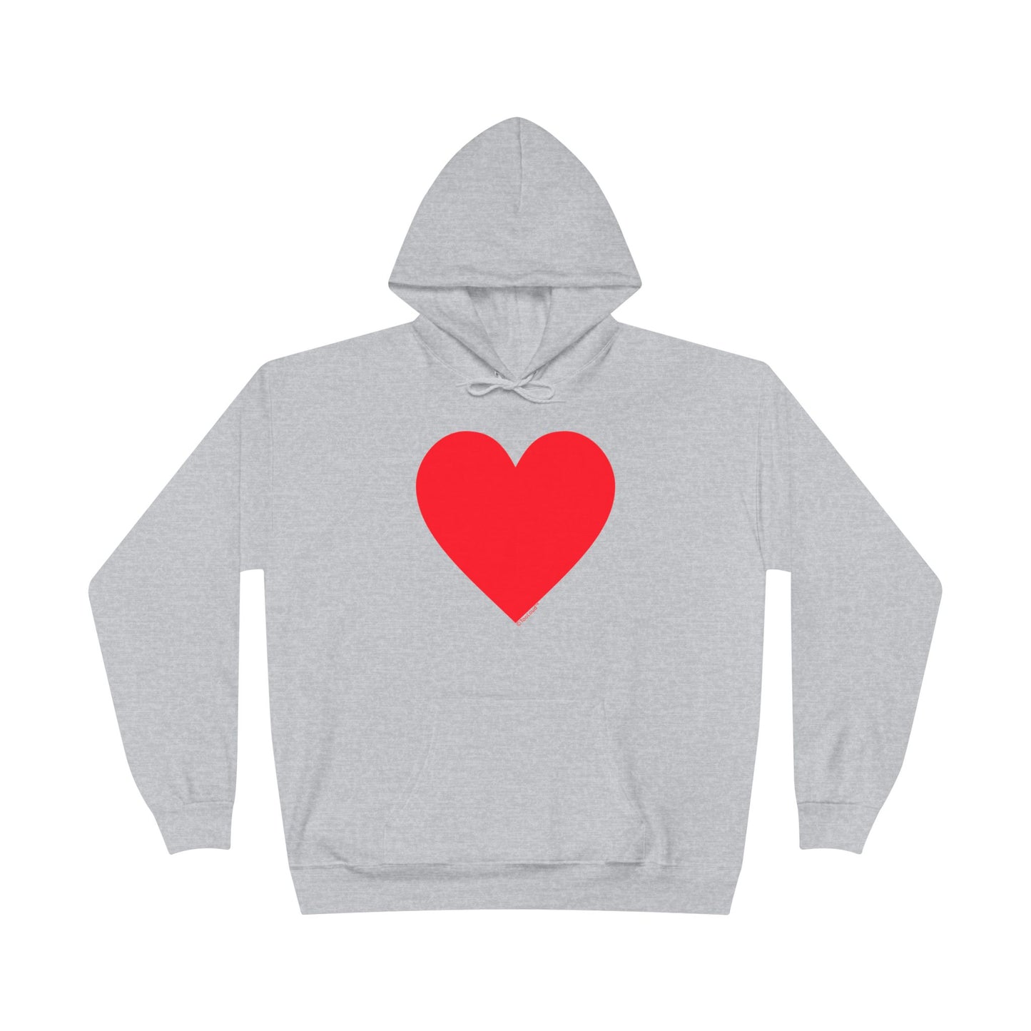 TOOLOUD Big Red Heart Valentine's Day Hoodie Sweatshirt – Romantic & Cozy Gift