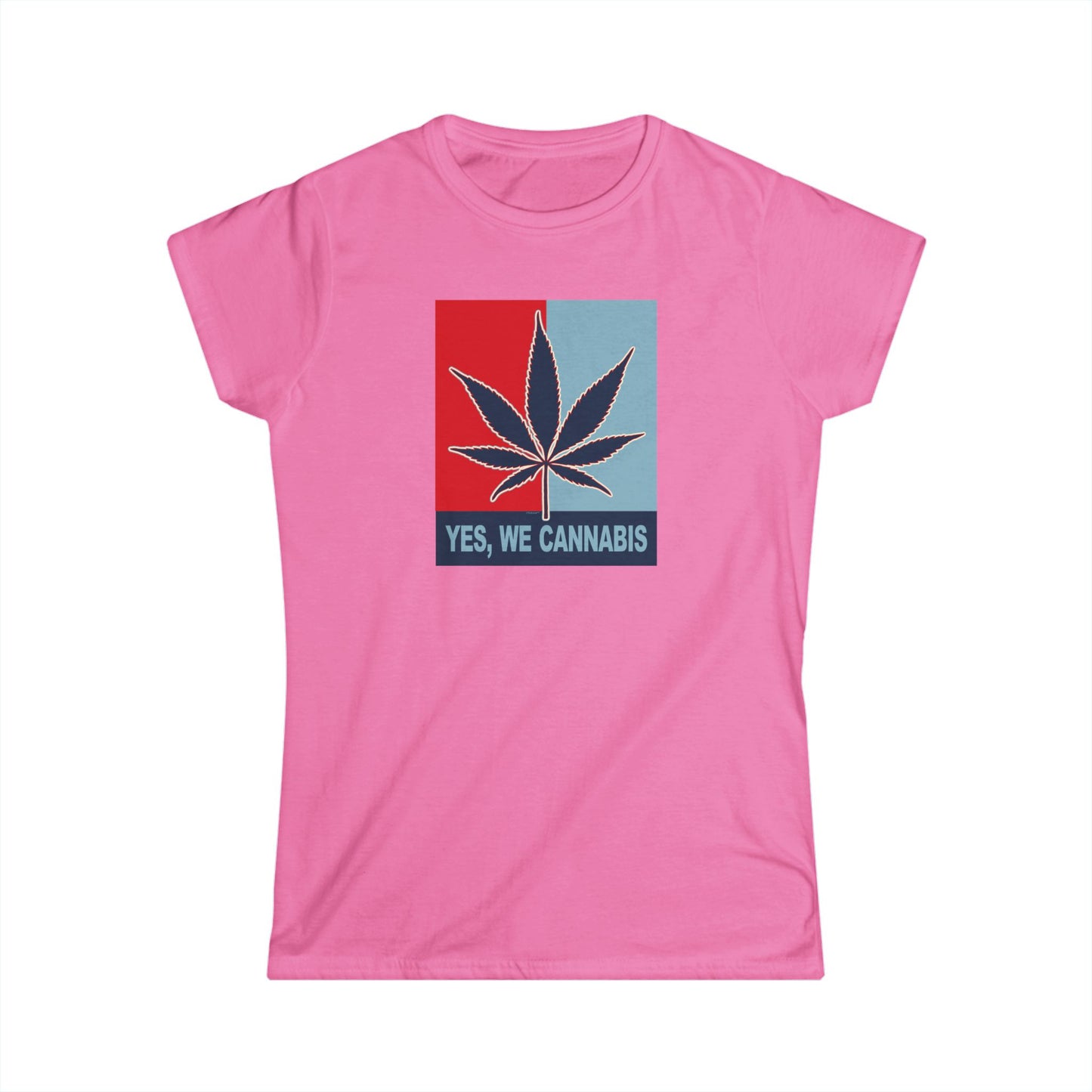 Yes We Cannabis – Marijuana Leaf Juniors Ladies T-Shirt by TOOLOUD