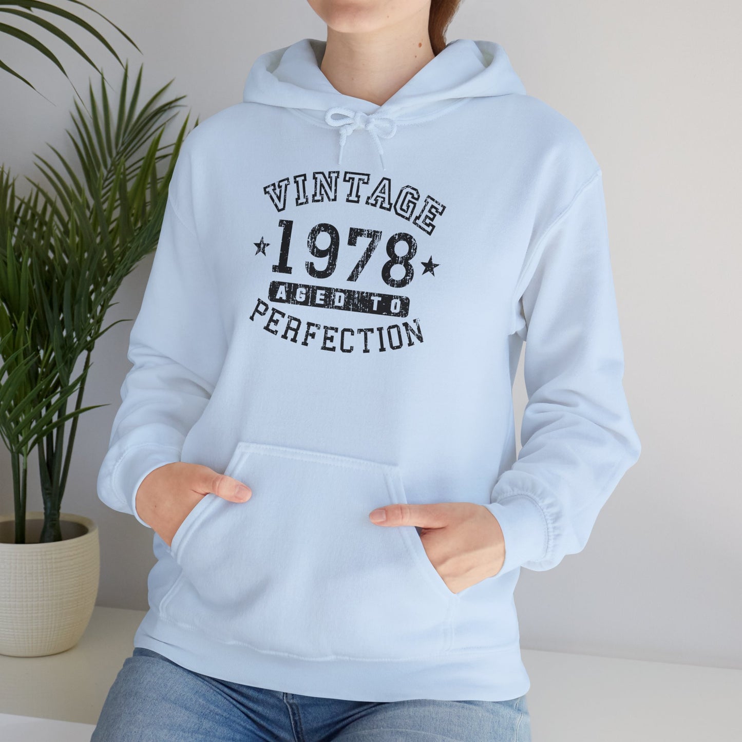 TooLoud 1978 - Vintage Birth Year Unisex Hoodie Sweatshirt