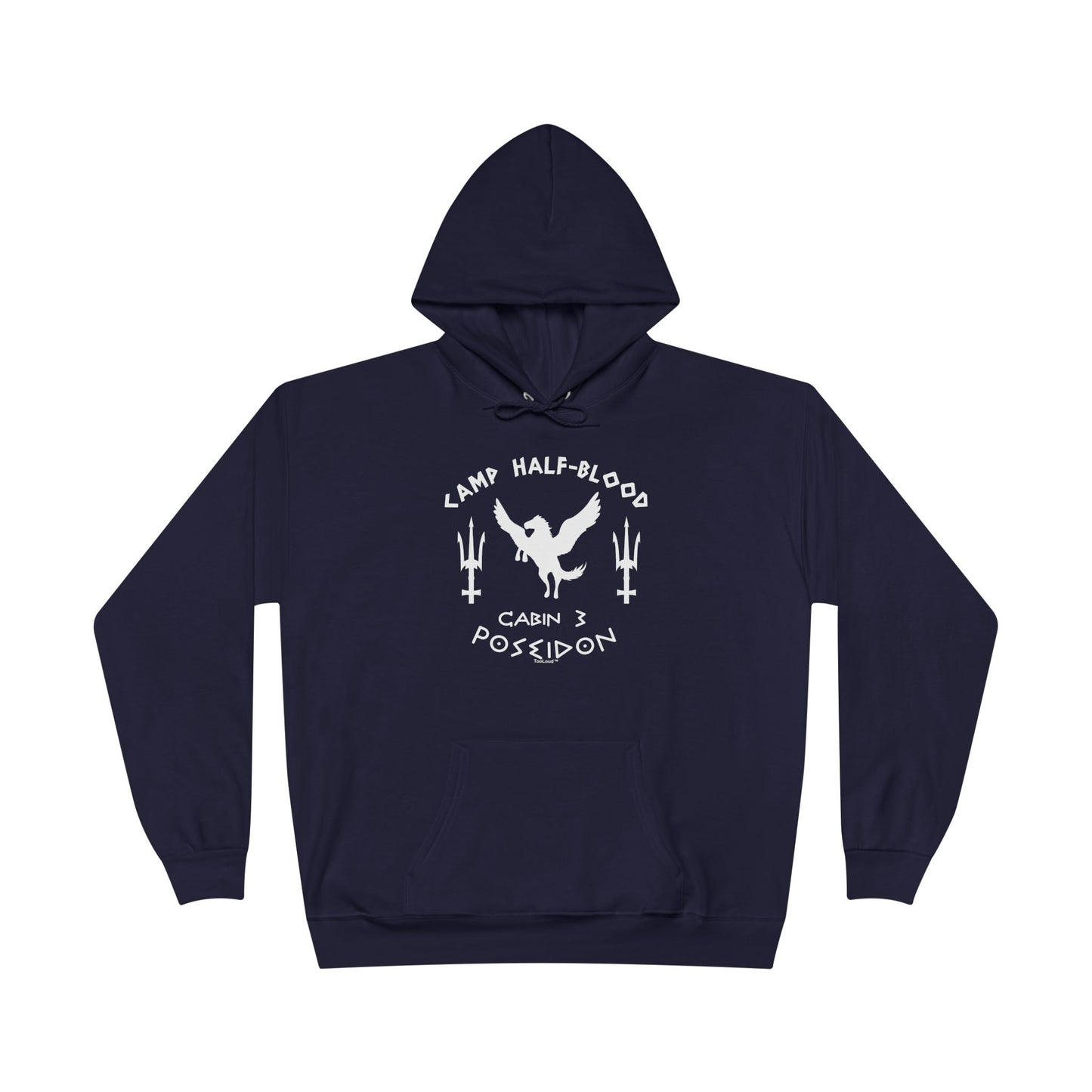 TOOLOUD Cabin 3 Poseidon Camp Half Blood Dark Hoodie Sweatshirt