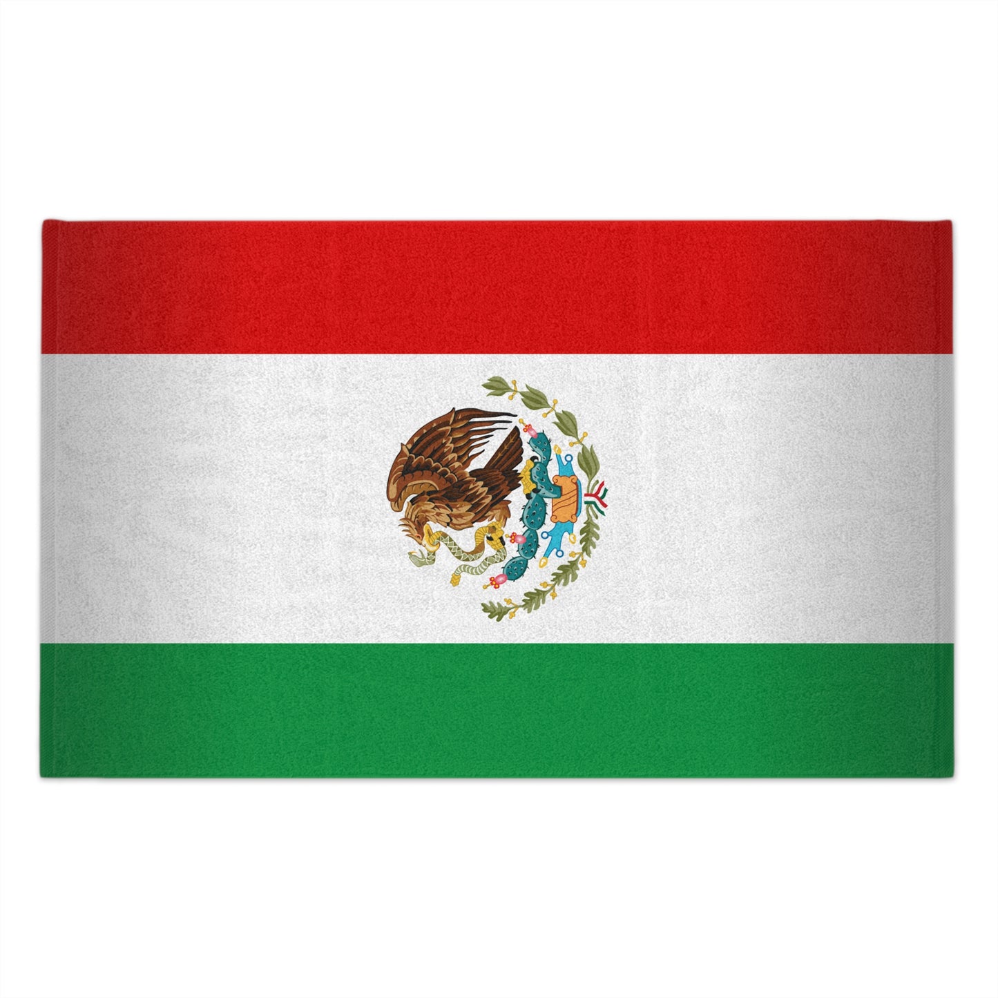 Mexico Flag Micro Terry Sport Towel 11 X 18 inches AOP