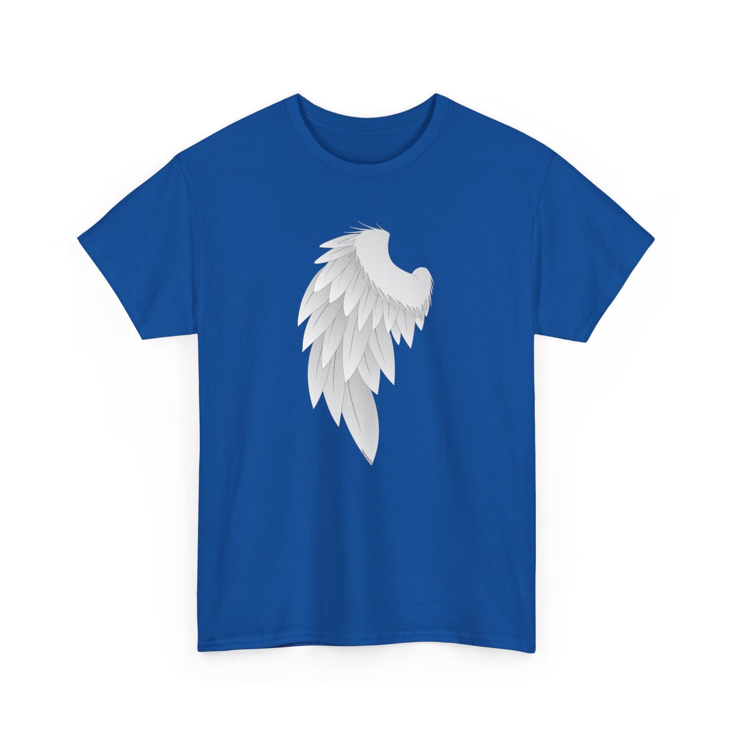 Single Left Angel Wing Design - Adults Dark T-Shirt by TOOLOUD