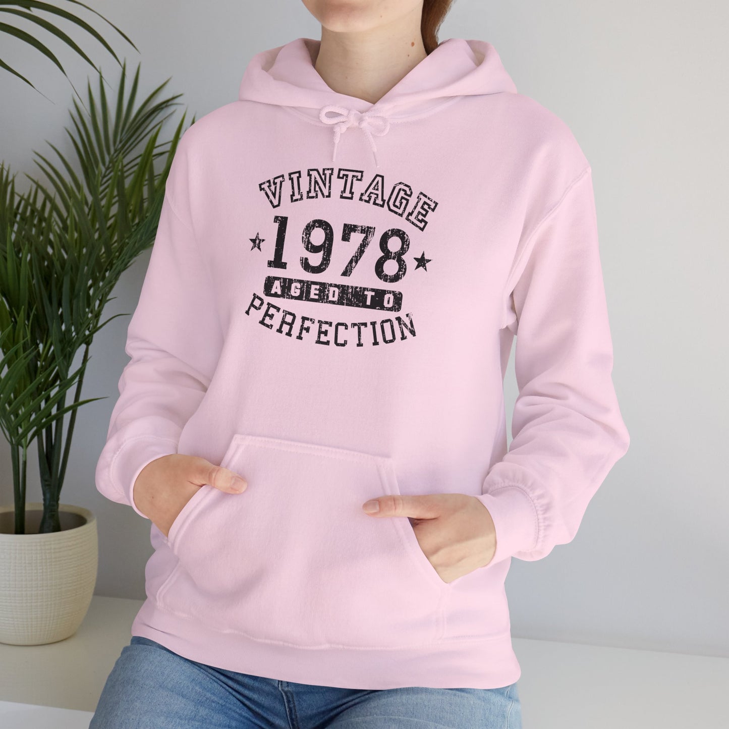 TooLoud 1978 - Vintage Birth Year Unisex Hoodie Sweatshirt