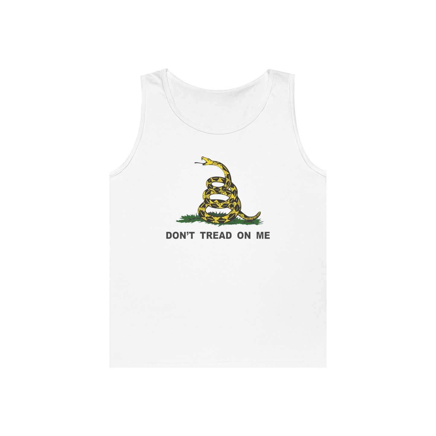 Don't Tread On Me Gadsden Flag Rattlesnake Loose Adult Tank Top by TOOLOUD