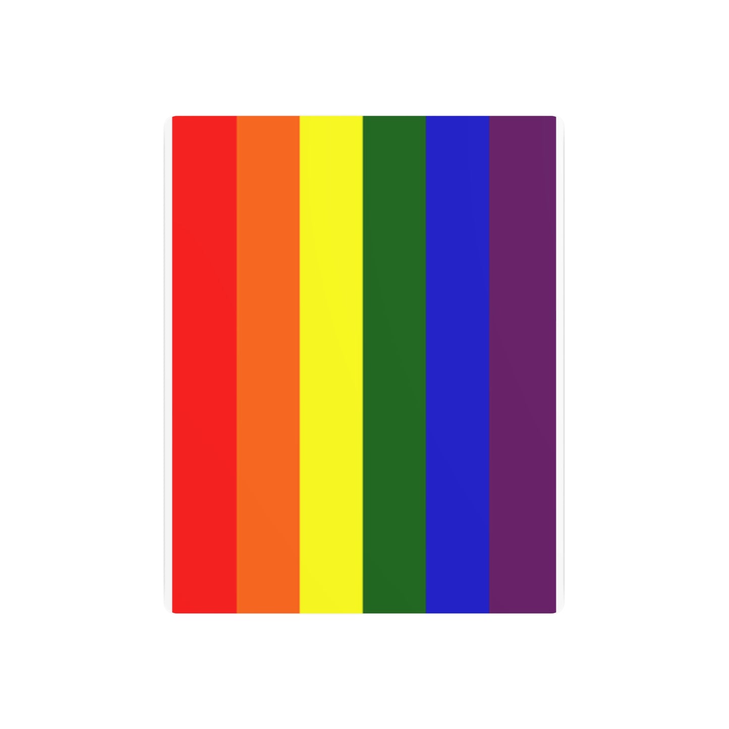 Rainbow Metal Art Print