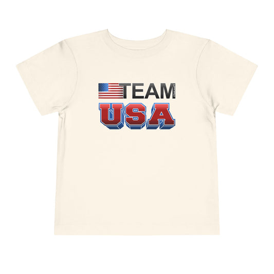 Sporty Team USA Toddler T-Shirt by TOOLOUD
