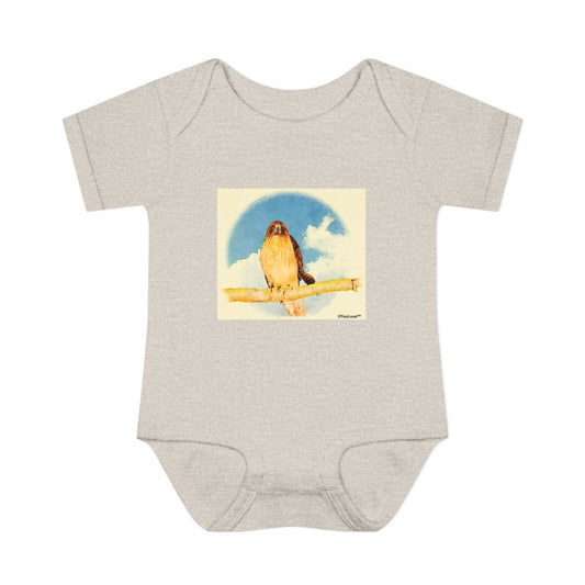 Red-tailed Hawk Baby Romper Bodysuit by TOOLOUD