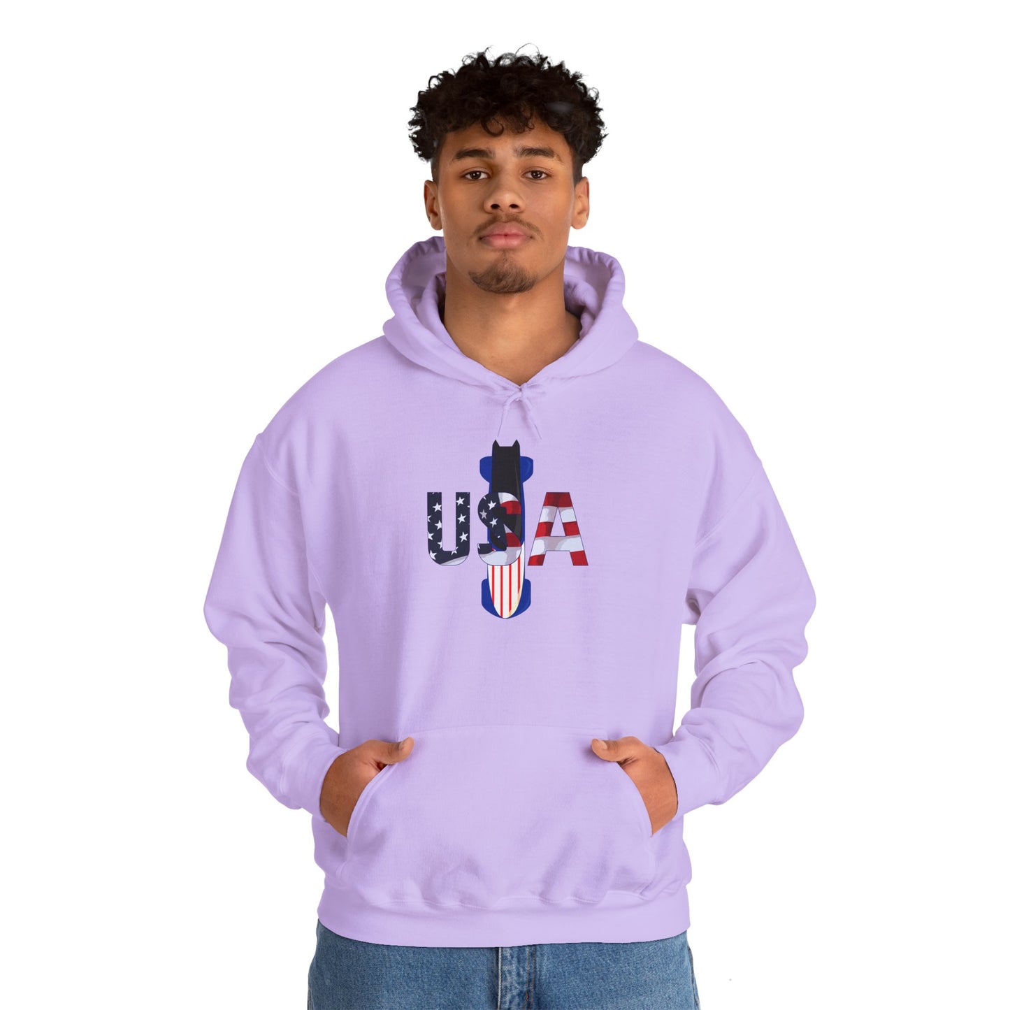 USA Bobsled Hoodie Unisex Sweatshirt by TooLoud