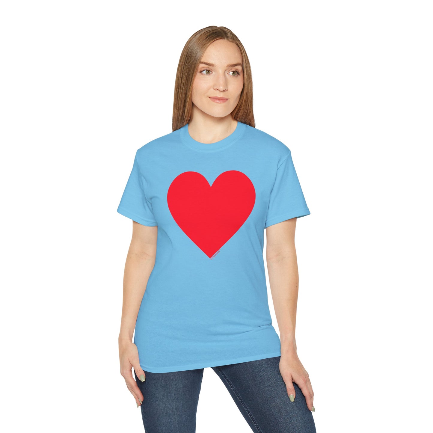 Big Red Heart Valentine's Day Women's T-Shirt by TOOLOUD