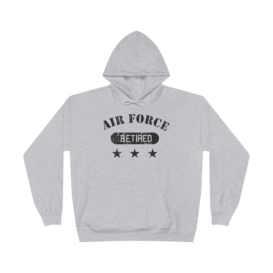 Retired Air Force Adult Hoodie Sweatshirt by TOOLOUD