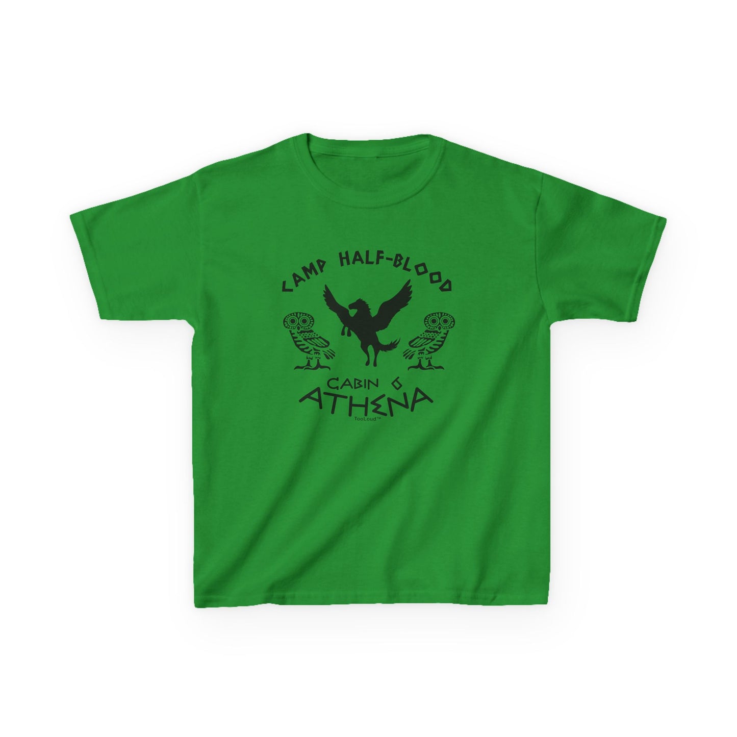 TOOLOUD Camp Half-Blood Cabin 6 Athena Children’s T-Shirt Tee
