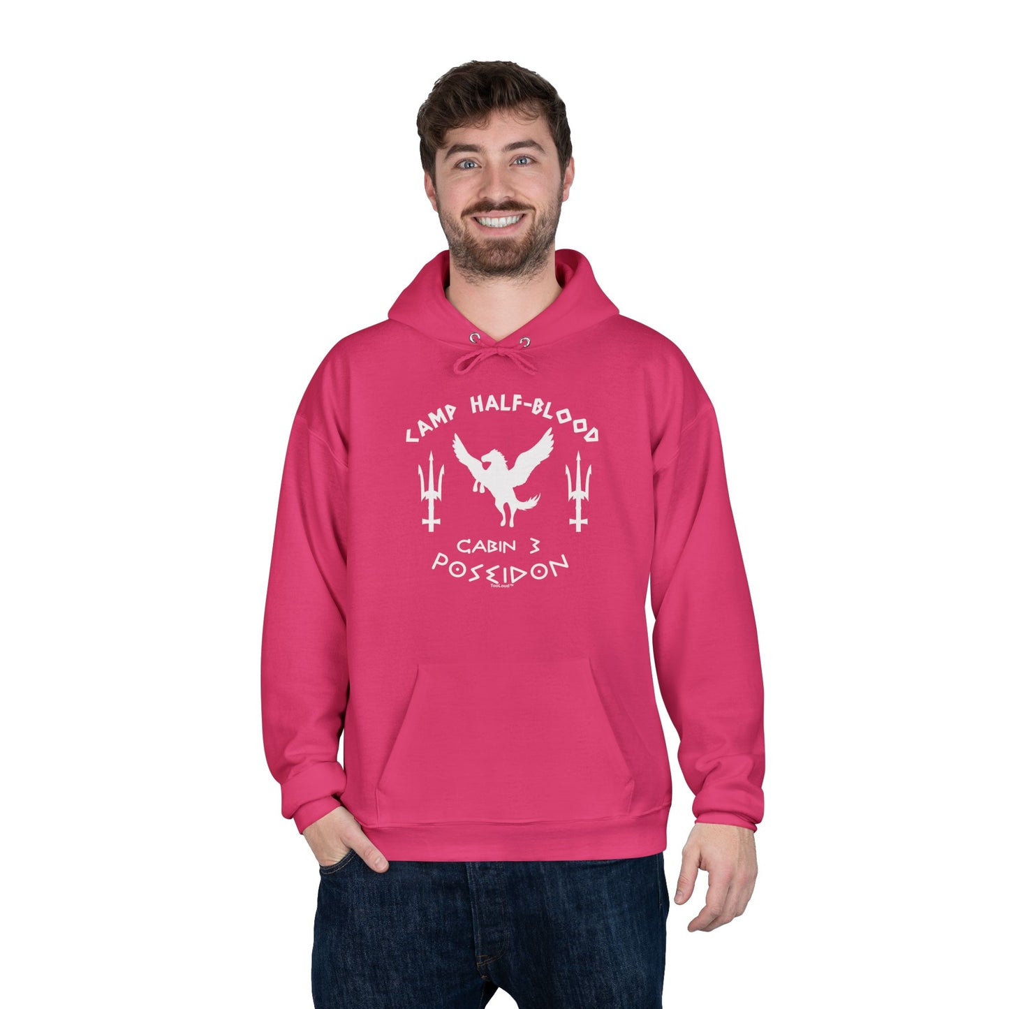 TOOLOUD Cabin 3 Poseidon Camp Half Blood Dark Hoodie Sweatshirt