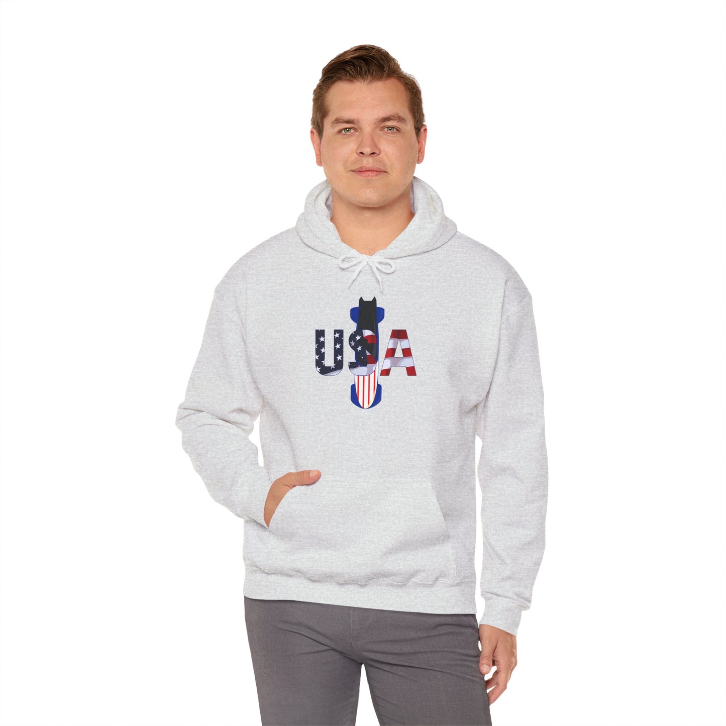 USA Bobsled Hoodie Unisex Sweatshirt by TooLoud