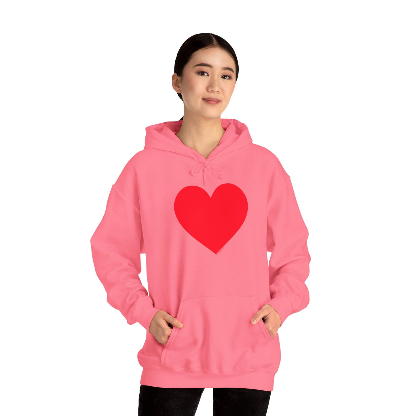 TOOLOUD Big Red Heart Valentine's Day Dark Unisex Hoodie Sweatshirt