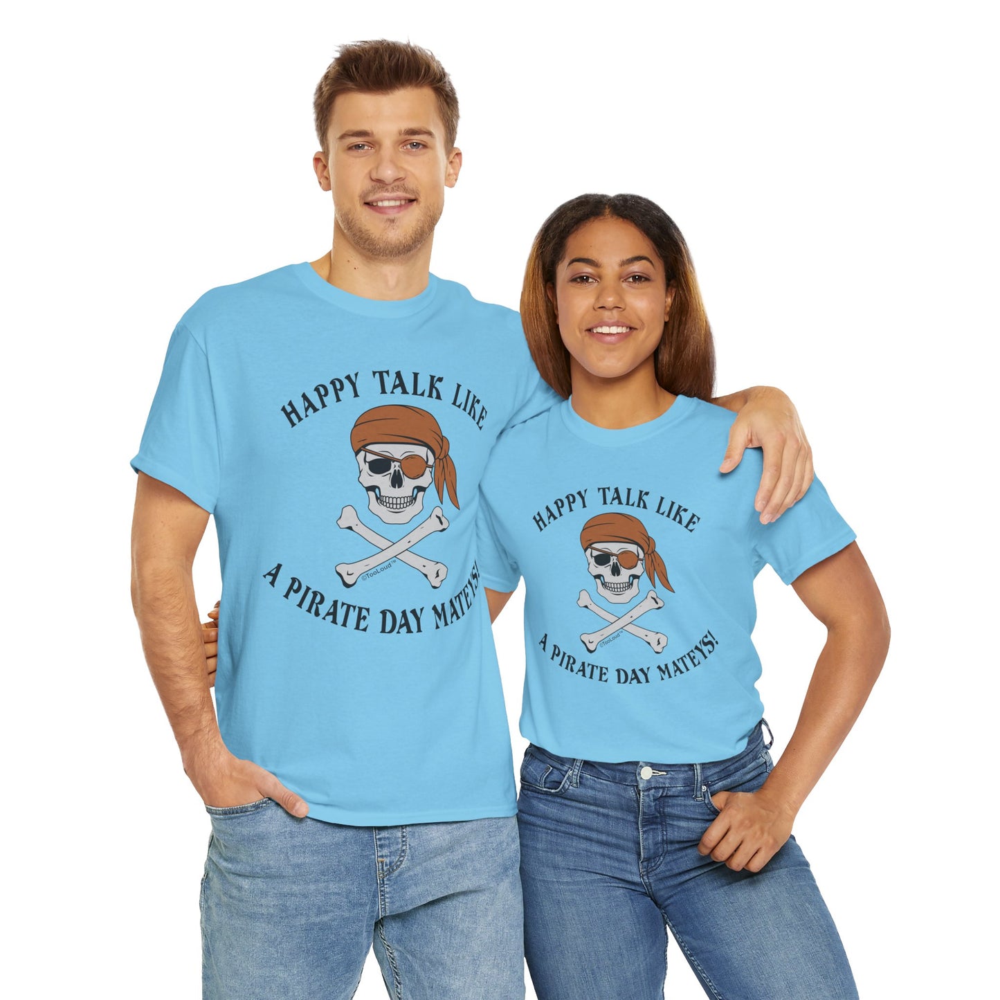 Captivating Pirate Day Mateys Adult Unisex T-Shirt by TOOLOUD