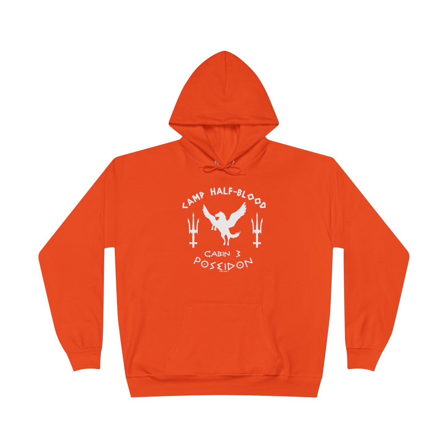 Cabin 3 Poseidon Camp Half Blood Dark Adult Hoodie Sweatshirt by TOOLOUD