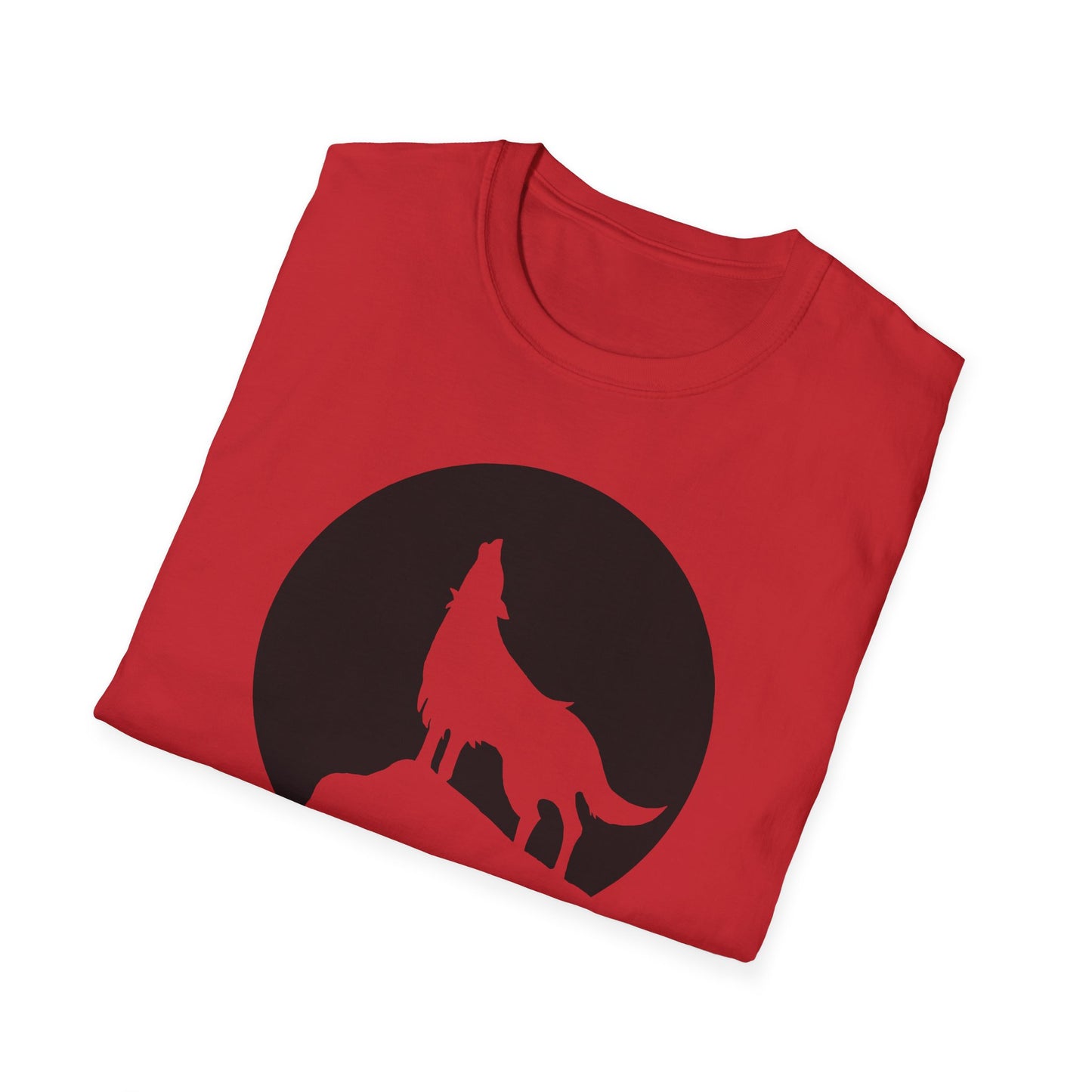 Wolf Howling at the Moon – Design #1 Women’s T-Shirt by TOOLOUD