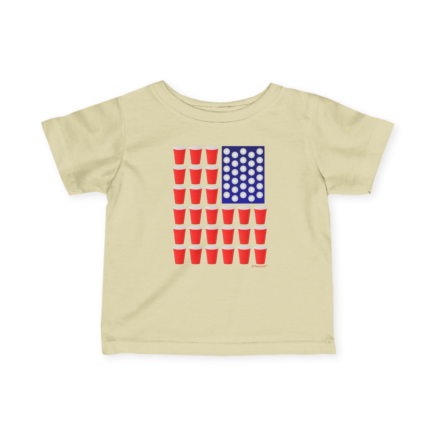Beer Pong Flag Infant T-Shirt by TOOLOUD