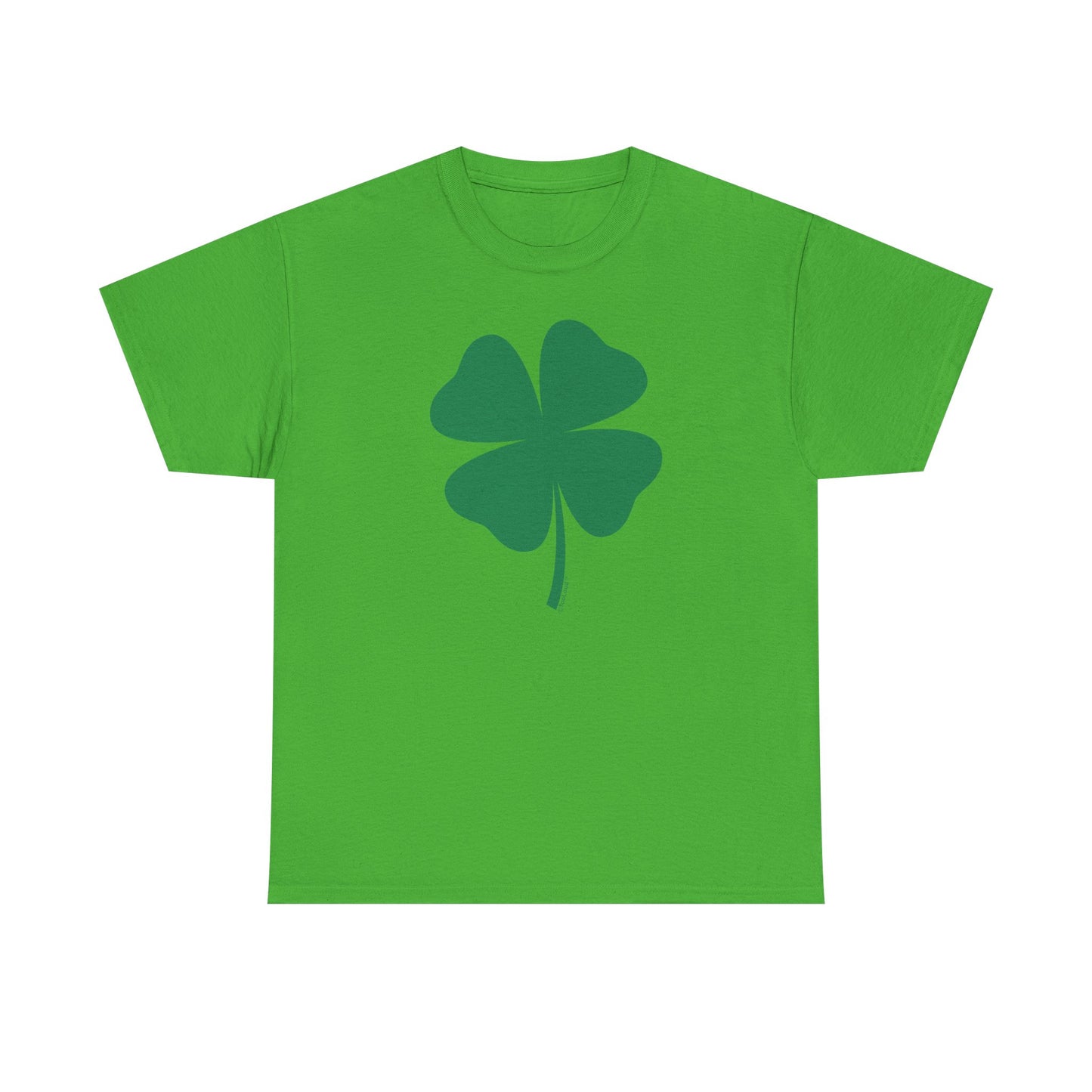 Four Leaf Clover: Adult Print T-Shirt for St. Patrick's Day Celebrations by TOOLOUD