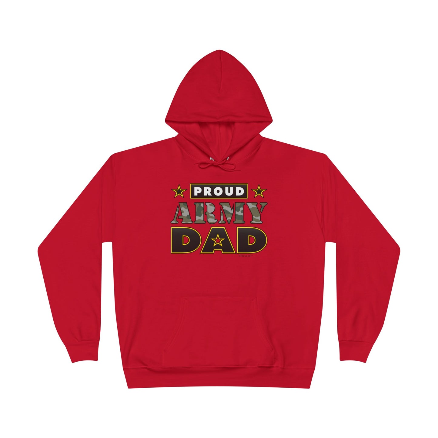 Proud Army Dad Adult Hoodie Sweatshirt by TOOLOUD