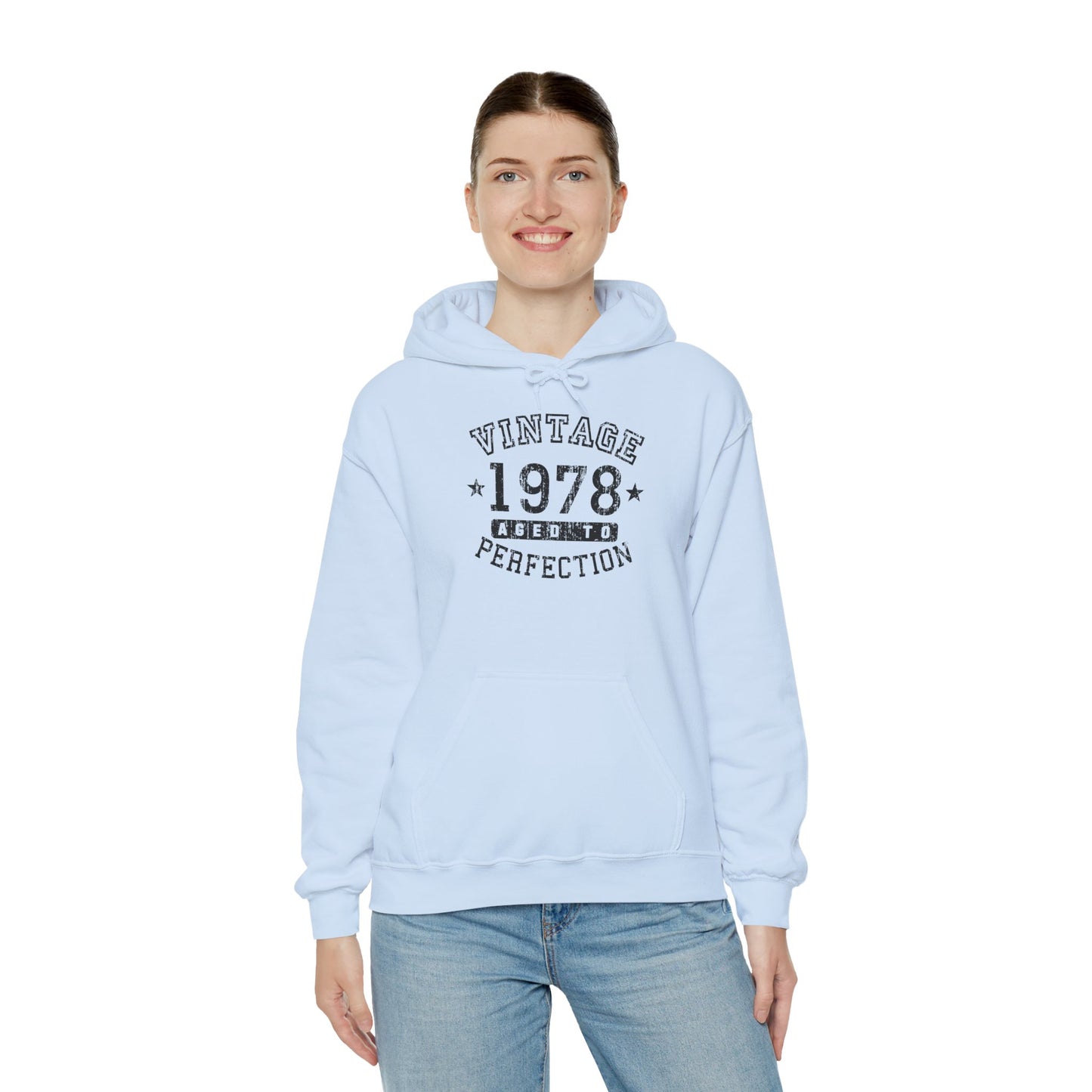 TooLoud 1978 - Vintage Birth Year Unisex Hoodie Sweatshirt