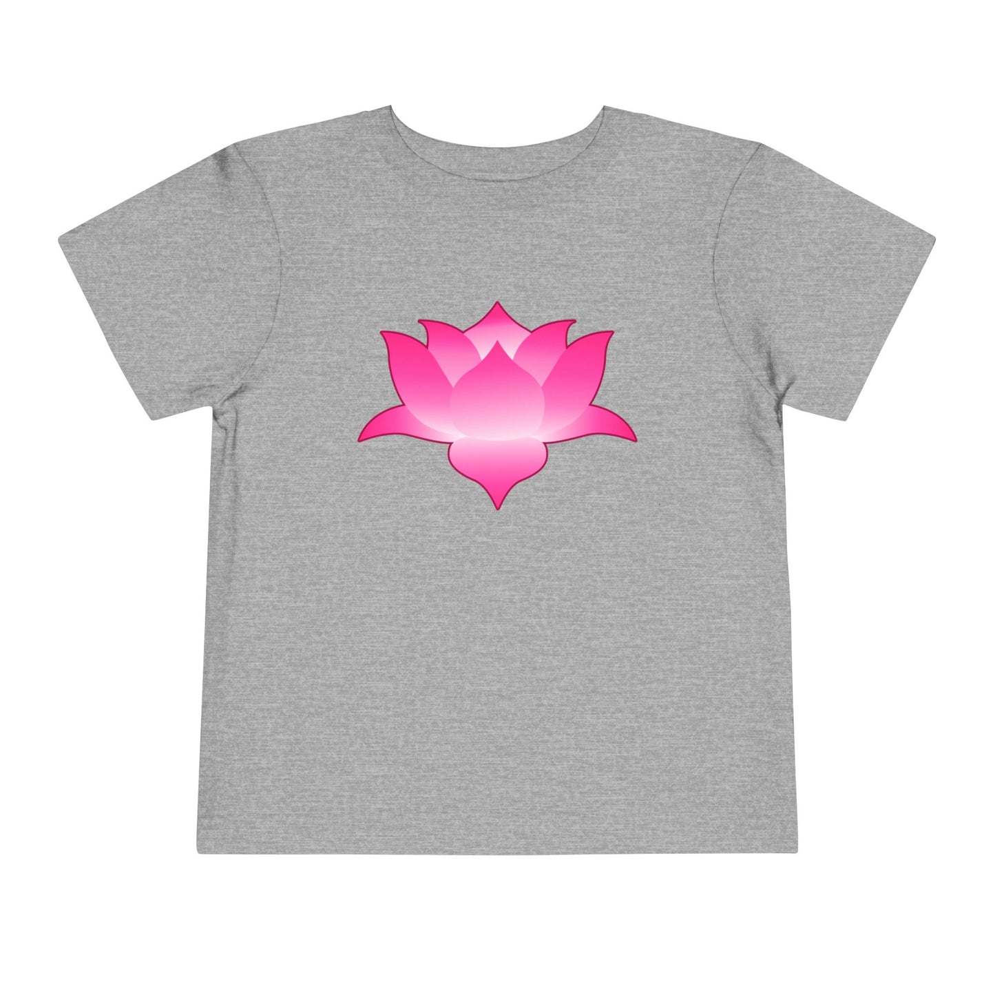 Lotus Flower Design Gradient Toddler T-Shirt by TOOLOUD