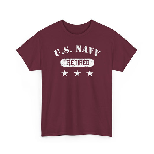 Retired Navy Adult Dark T-Shirt by TOOLOUD