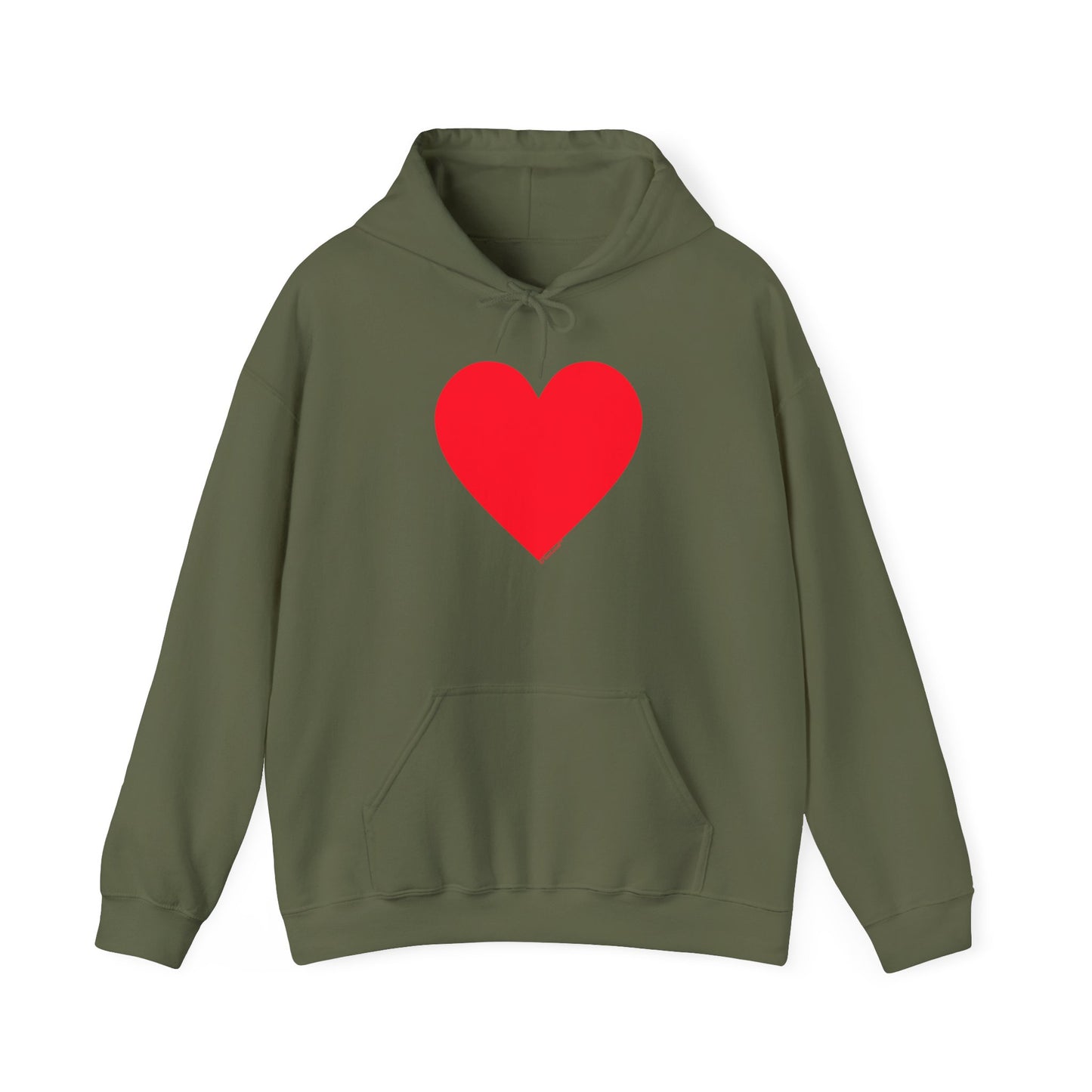 TOOLOUD Big Red Heart Valentine's Day Dark Unisex Hoodie Sweatshirt