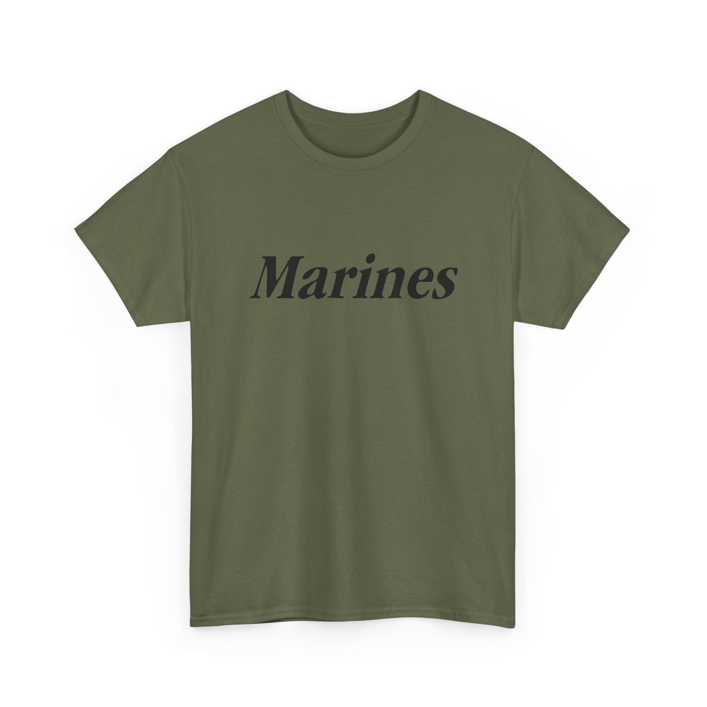 Marines Unisex Heavy Cotton Tee T-Shirt by TOOLOUD