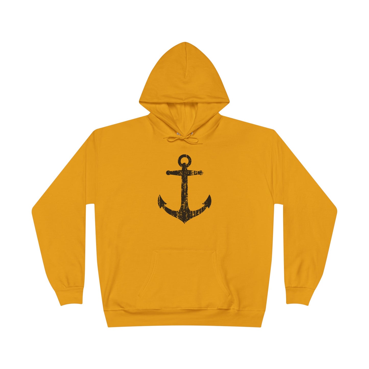 Distressed Nautical Sailor Anchor Hoodie Sweatshirt by TOOLOUD