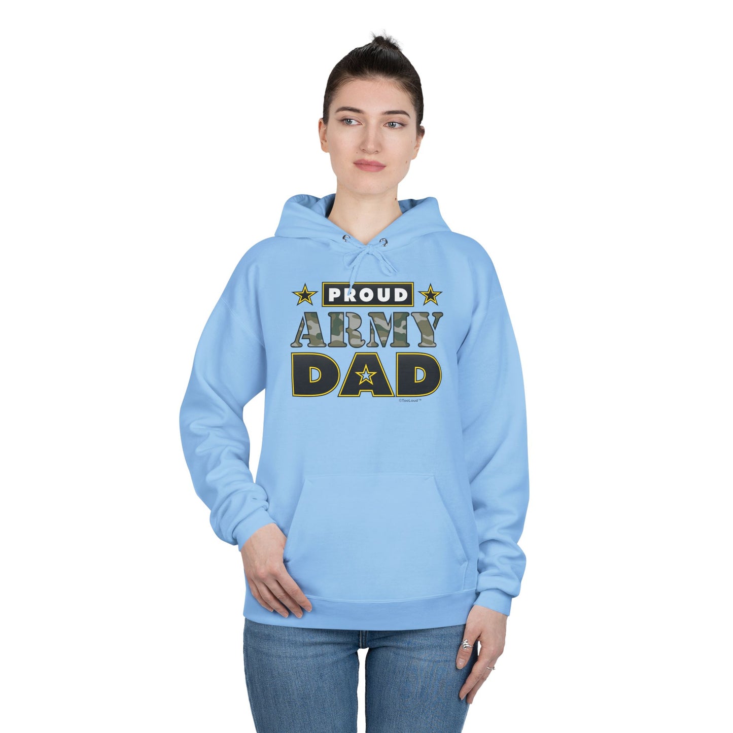 Proud Army Dad Adult Hoodie Sweatshirt by TOOLOUD