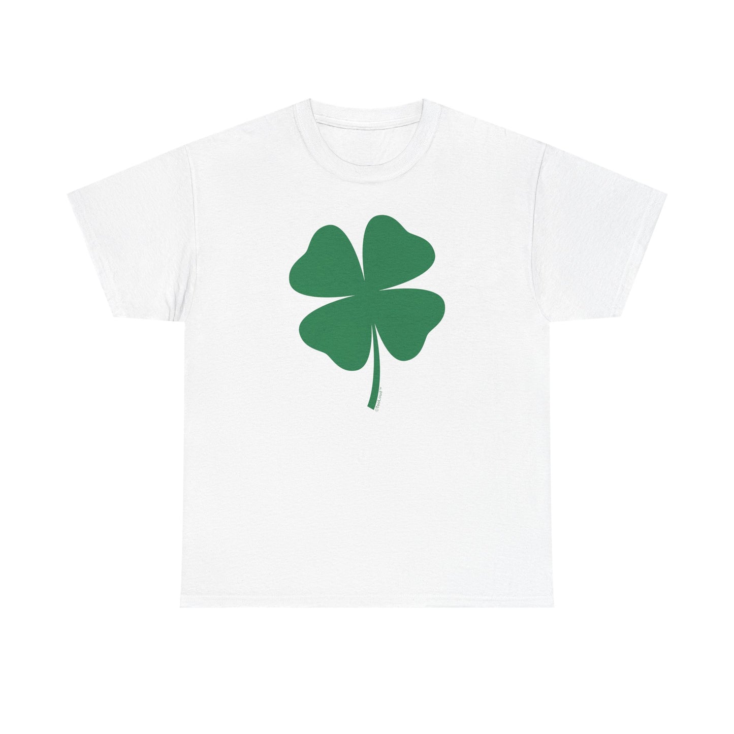 Four Leaf Clover: Adult Print T-Shirt for St. Patrick's Day Celebrations by TOOLOUD