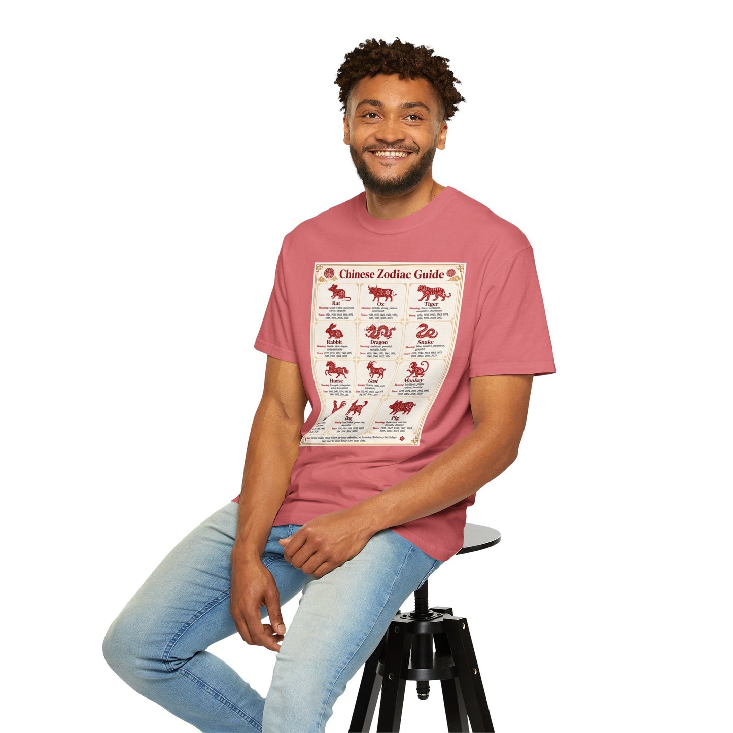 Chinese Zodiac Guide Design #1 Unisex T-Shirt by TOOLOUD