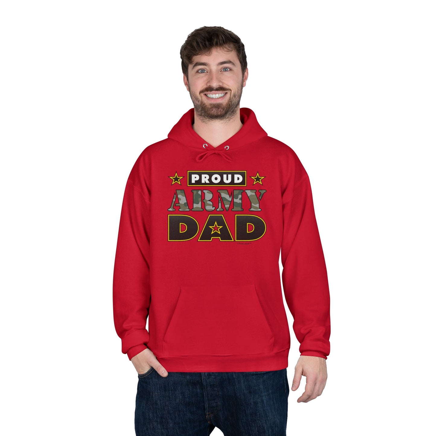 Proud Army Dad Adult Hoodie Sweatshirt by TOOLOUD