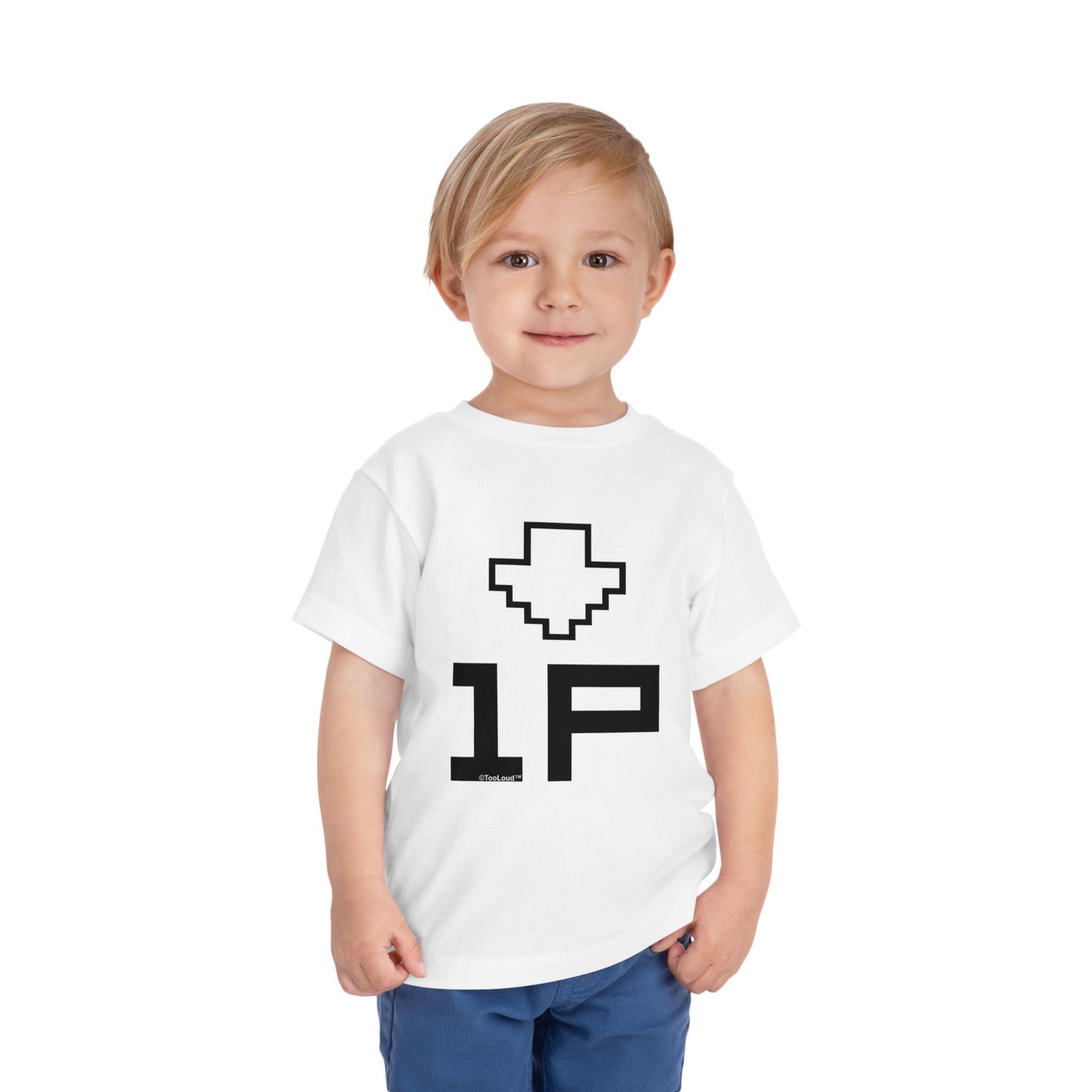 Player One Toddler T-Shirt – Brother or Sister Gamer Shirt by TOOLOUD