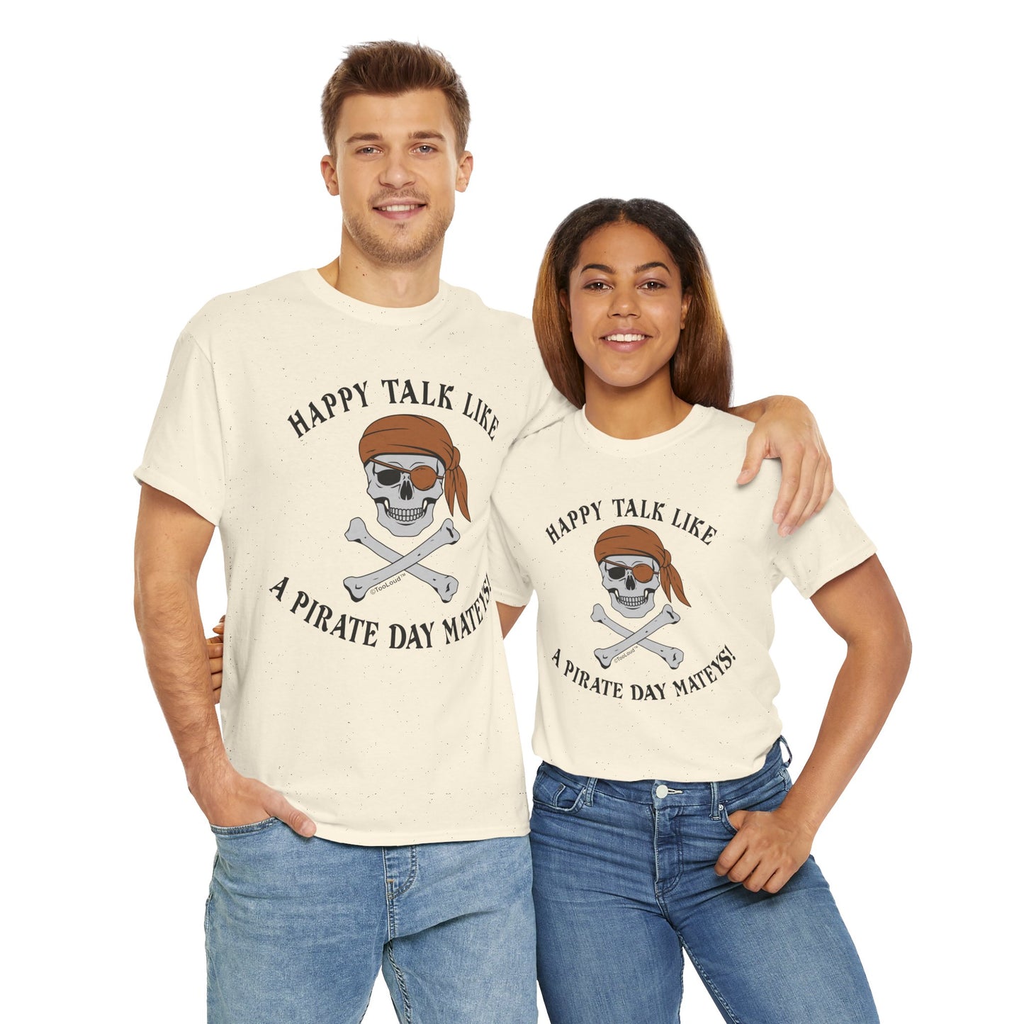 Captivating Pirate Day Mateys Adult Unisex T-Shirt by TOOLOUD