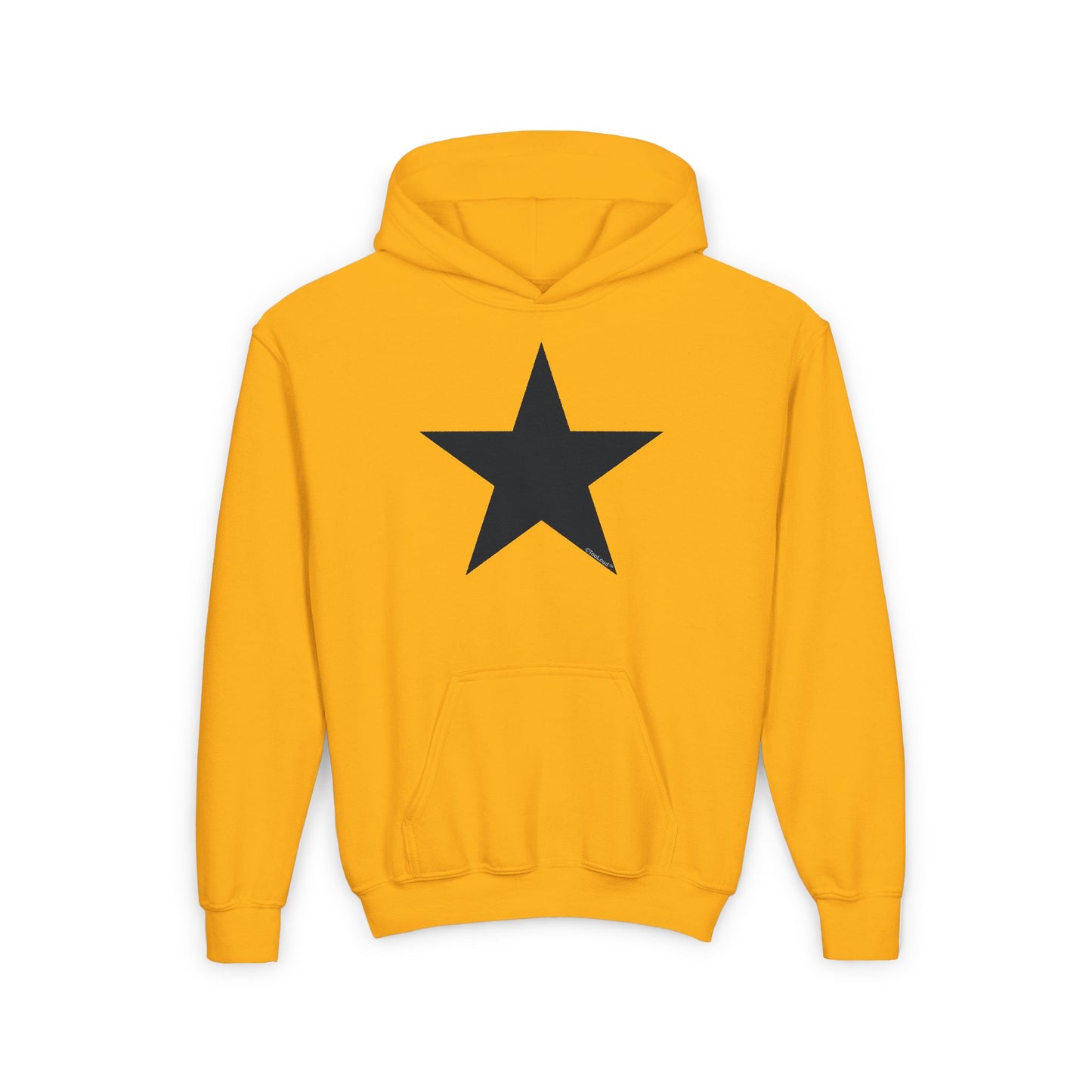 TooLoud Black Star Youth Children’s Hoodie Sweatshirt