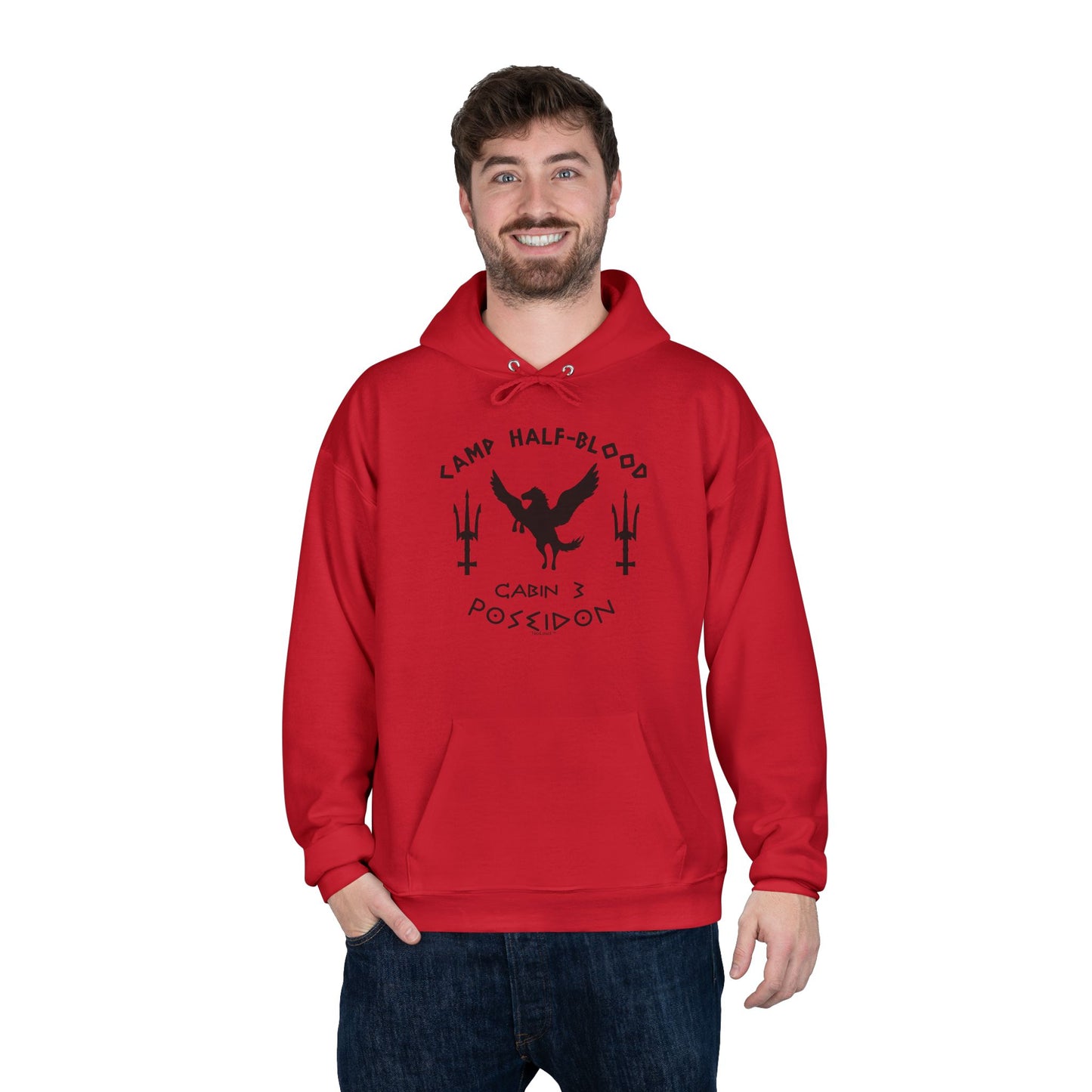Cabin 3 Poseidon Camp Half-Blood Hoodie Sweatshirt By TOOLOUD
