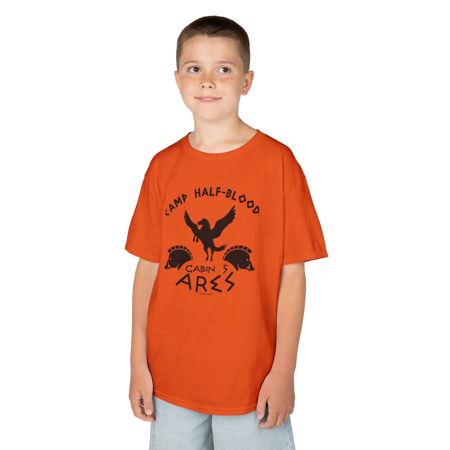 Camp Half Blood Cabin 5 Ares Children's T-Shirt by TOOLOUD