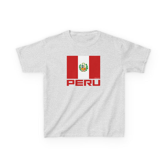 Peru Flag Children’s T-Shirt by TOOLOUD