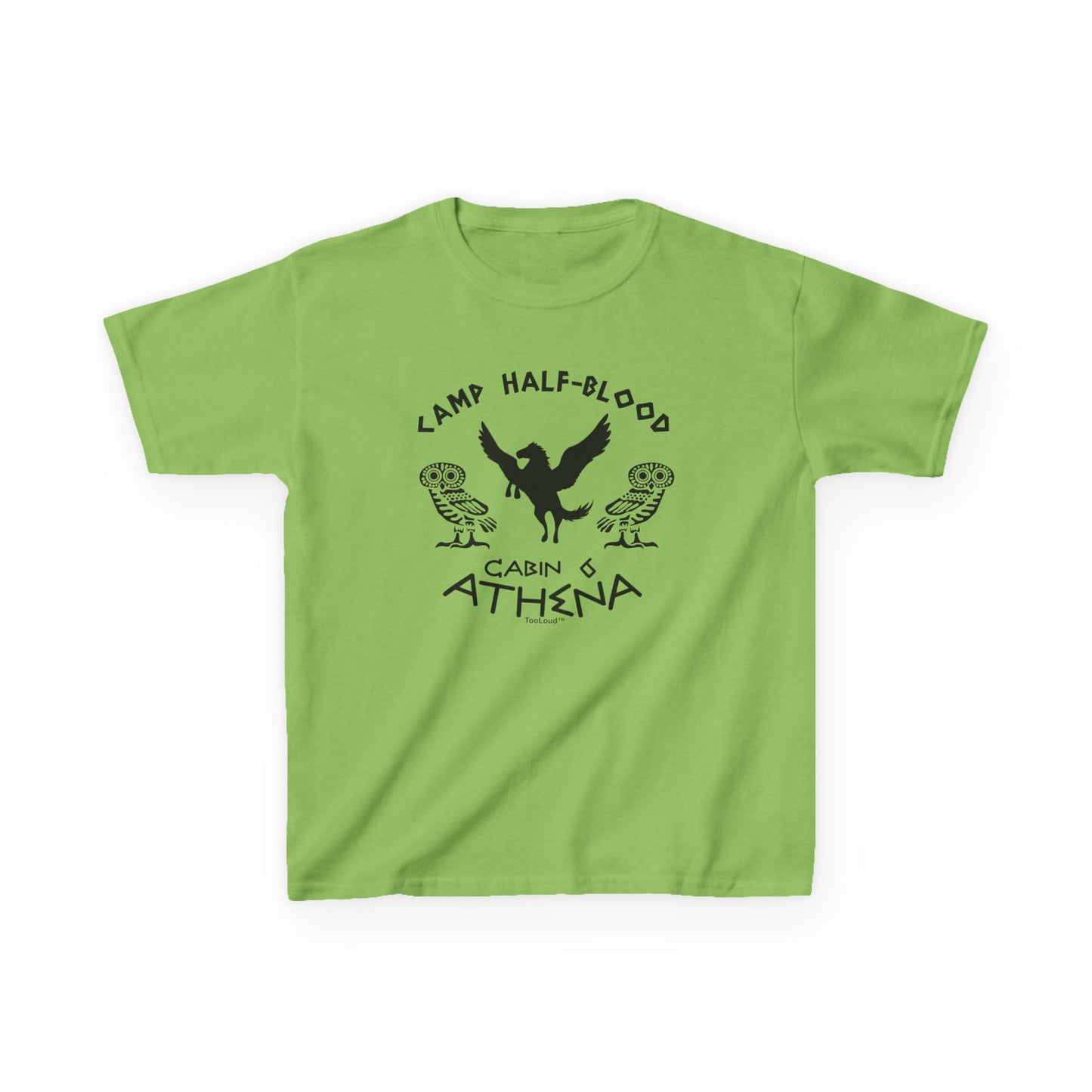 TOOLOUD Camp Half-Blood Cabin 6 Athena Children’s T-Shirt Tee